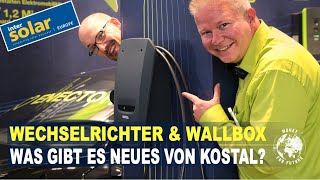 Stromspeicher amp Neue Wallbox Enector von Kostal Intersolar 2021 [upl. by Marje]