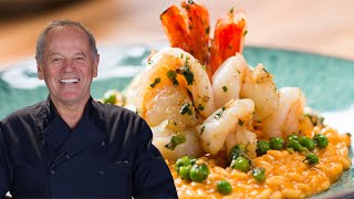 Wolfgang Pucks Tomato Risotto With Shrimp [upl. by Ronnholm14]