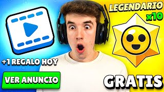 NUEVOS ANUNCIOS Y ABRO 10 DROPS LEGENDARIOS GRATIS en BRAWL STARS [upl. by Blas145]