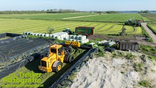 Gras hakselen 2024  Bol  First cut Grass Silage  Grashäckseln [upl. by Katinka]