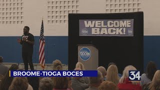 Motivational speaker at BOCES to kick off the new year [upl. by Toomay]