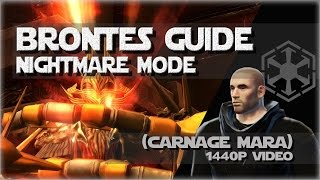 SWTOR Ops Boss Guide BRONTES Nightmare Mode [upl. by Ahtanamas]