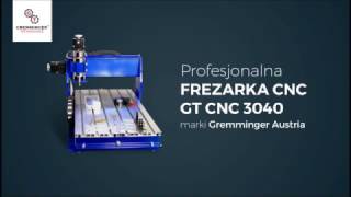 Mini Frezarka CNC GREMMINGER  Metal Drewno PCV [upl. by Johannah]