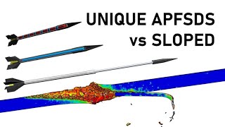 TELESCOPIC SEGMENTED amp JACKETED APFSDS vs SLOPED ARMOUR  Unique APFSDS Vol 5 [upl. by Finlay509]