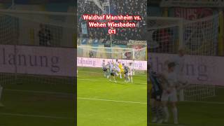 Waldhof Mannheim vs Wehen Wiesbaden 01 🏟️ wehenwiesbaden waldhofmannheim [upl. by Cassidy]