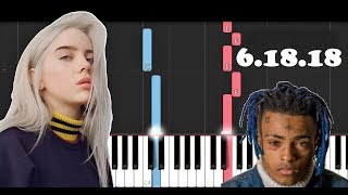 Billie Eilish  61818 XXXTENTACION TributePiano Tutorial [upl. by Spratt]