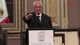 Eligen a Pacheco Pulido como gobernador interino en Puebla [upl. by Liuqnoj]