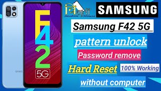 Samsung F42 5G SmE426B pattern unlock password remove factory reset [upl. by Wernick]