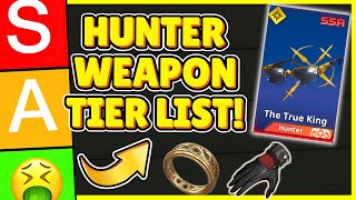 UPDATED HUNTER WEAPON TIER LIST PRIORITY CRAFTING Solo Leveling Arise [upl. by Petronella705]