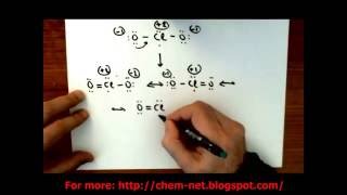 How to draw lewis electron dot structures Example ClO2 [upl. by Llenod]