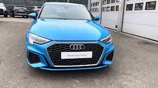 Approved Used  Audi A3 Sportback S line 35 TFSI 150 PS S tronic 15 5dr  Crewe Audi [upl. by Gaves]