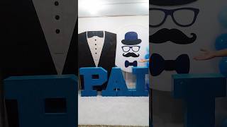 Decoração Perfeita para o Dia dos Pais ✨🤓 Letras 3D de Papelão com Moldes Exclusivos [upl. by Miru12]