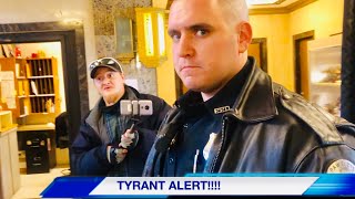 must seeTyrant Alert WALK OF SHAME 1st amendment audit FAIL  DETAINED [upl. by Ysac]