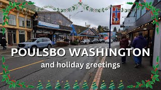 The Charming Scandinavian Town of Poulsbo Washington amp Holiday Greetings from Searching for History [upl. by Pleione]