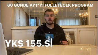 AYT’Yİ SADECE 60 GÜNDE FULLETECEK PROGRAMSAYISALPDF  2022 YKS TÜRKİYE 155Sİ ayt tyt yks [upl. by Omik]