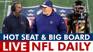 NFL Rumors LIVE Head Coaching Hot Seat Ft Mike McCarthy  Dane Brugler’s 2025 NFL Draft Big Board [upl. by Swehttam]