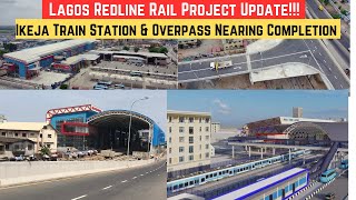 Ikeja Train Station amp Overpass Nearing Completion 90 Completed  Lagos Redline Rail Project [upl. by Enilaf]