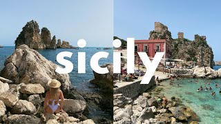 SICILY TRAVEL VLOG 3 days in Castellamare del Golfo Scopello San Vito Lo Capo [upl. by Ardnusal]