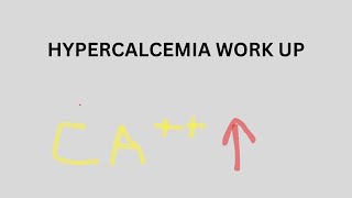 HYPERCALCEMIA [upl. by Sonitnatsnoc]