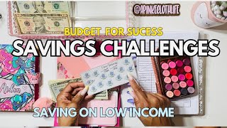 USING LOW INCOME SAVINGS CHALLENGES  HOW TO USE A BUDGET  BEGINNER FRIENDLY [upl. by Mandel19]