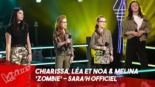 Chiarissa Léa amp Noa et Mélina  Zombie  Battles  The Voice Kids Belgique [upl. by Claudell]