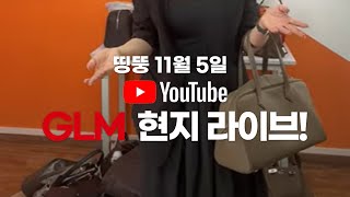 띵뚱 11월 5일 GLM 현지 라이브방송 [upl. by Anetsirk]