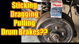 Hanging Dragging pulling Drum Brakes [upl. by Kered]