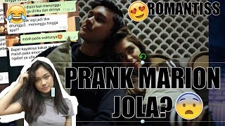 SWEET PRANK LAGU RIZKY FEBIAN INDAH PADA WAKTUNYA KE MARION JOLA KW [upl. by Alios]