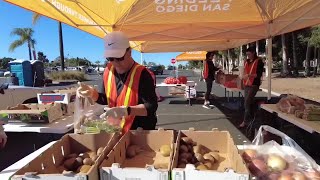 Feeding San Diego hosts several holiday food distribution events [upl. by Corwin234]