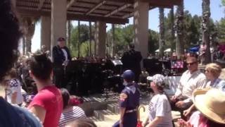 Riverside Concert Band plays Army theme song [upl. by Assillim628]