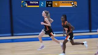 Lakeview at Triton  7th Grade Girls Basketball 🏀 1202022 [upl. by Winonah]