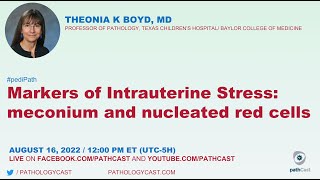 Meconium and nucleated red blood cells markers of intrauterine stress [upl. by Lekkim]