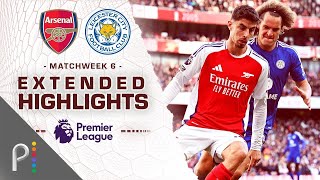 Arsenal v Leicester City  PREMIER LEAGUE HIGHLIGHTS  9282024  NBC Sports [upl. by Anyrak]