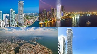 Avances Portomarine Luxury Residences 44 pisos Cartagena Colombia2018 [upl. by Kerin]