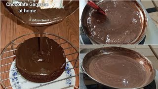 Perfect Chocolate Ganache Recipe with 3 ingredients Chocolate Syrup recipe [upl. by Lyrehs]