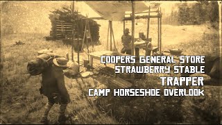 Coopers General Store Strawberry Stable Trapper Camp Horseshoe Overlook CIIE90 RDRII [upl. by Rhett285]