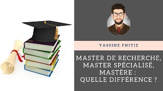 Master de recherche Master spécialisé Mastère  Quelle différence [upl. by Laenej]