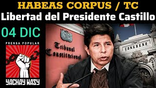 EN VIVO AUDIENCIA DE HABEAS CORPUS DEL PRESIDENTE CASTILLO EN EL TRIBUNAL CONSTITUCIONAL  4 DIC [upl. by Barnie77]