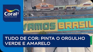 Movimento Tudo de Cor  Pinta Brasil na Copa do Mundo [upl. by Esined]