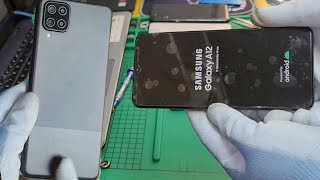 Samsung Galaxy A12 Screen LCD Replacement Repair Video  sor samoun [upl. by Zsa126]