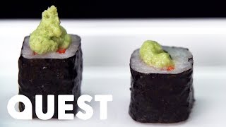 How Wasabi Paste Is Made  Food Factory [upl. by Yankee]