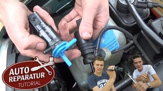 Waschwasserpumpe wechseln  Pumpe für Scheibenreinigungsanlage wechseln  DIY Tutorial [upl. by Hafirahs]