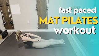 30 MINUTE MAT PILATES WORKOUT  Fast Paced Workout for Total Body Strength and Tone [upl. by Denni553]