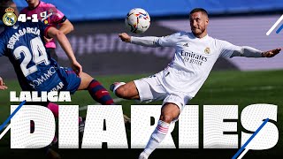 ⚽✌ Real Madrid 41 Huesca  Hazard goal amp Benzema brace [upl. by Pelagia]