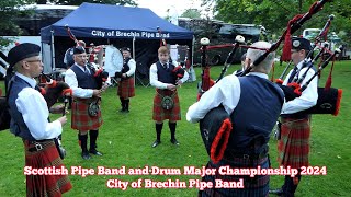 City of Brechin Pipe Band  Scottish Championship 2024 [upl. by Cran589]