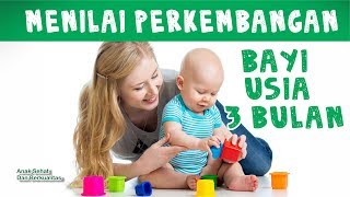 Menilai Perkembangan Bayi Usia 3 Bulan [upl. by Meeki196]