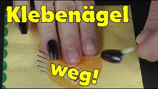 Aufgeklebte Fingernägel entfernen  Makartt Nail Glue Remover [upl. by Ennayk]