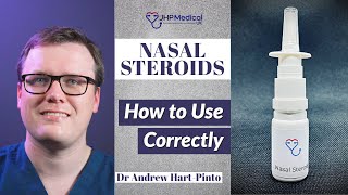 How to use Nasal Spray CORRECTLY  Nasal Steroids [upl. by Sitra]