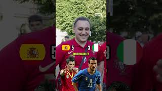 IMPOSSIBLE CHOICES 🥵 SPAIN v ITALY legends FOOTBALL CHALLENGE shorts [upl. by Gallard342]