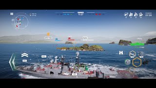 Udaloy Gameplay  Warships Mobile 2 [upl. by Kahaleel]